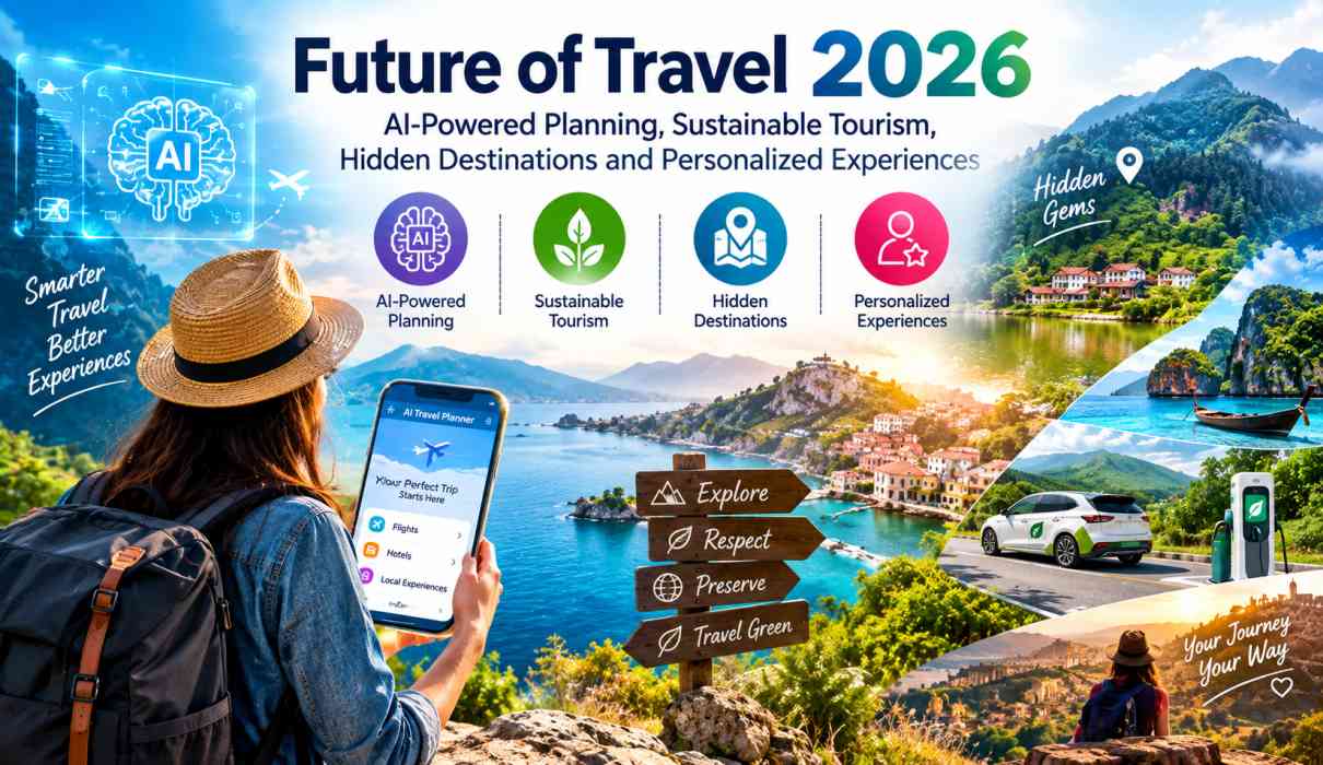 Future of Travel 2026 AI-Powered Planning, Sustainable Tourism, Hidden Destinations and Personalized Experiences