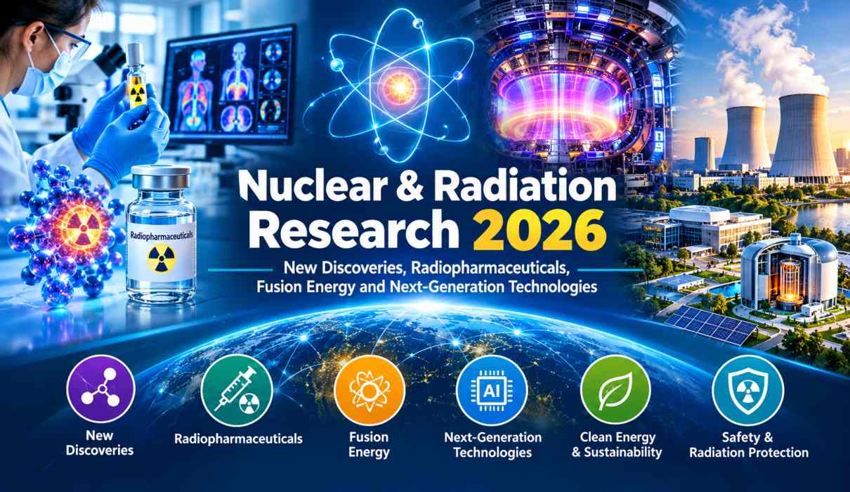 Nuclear & Radiation Research 2026 New Discoveries, Radiopharmaceuticals, Fusion Energy and Next-Generation Technologies