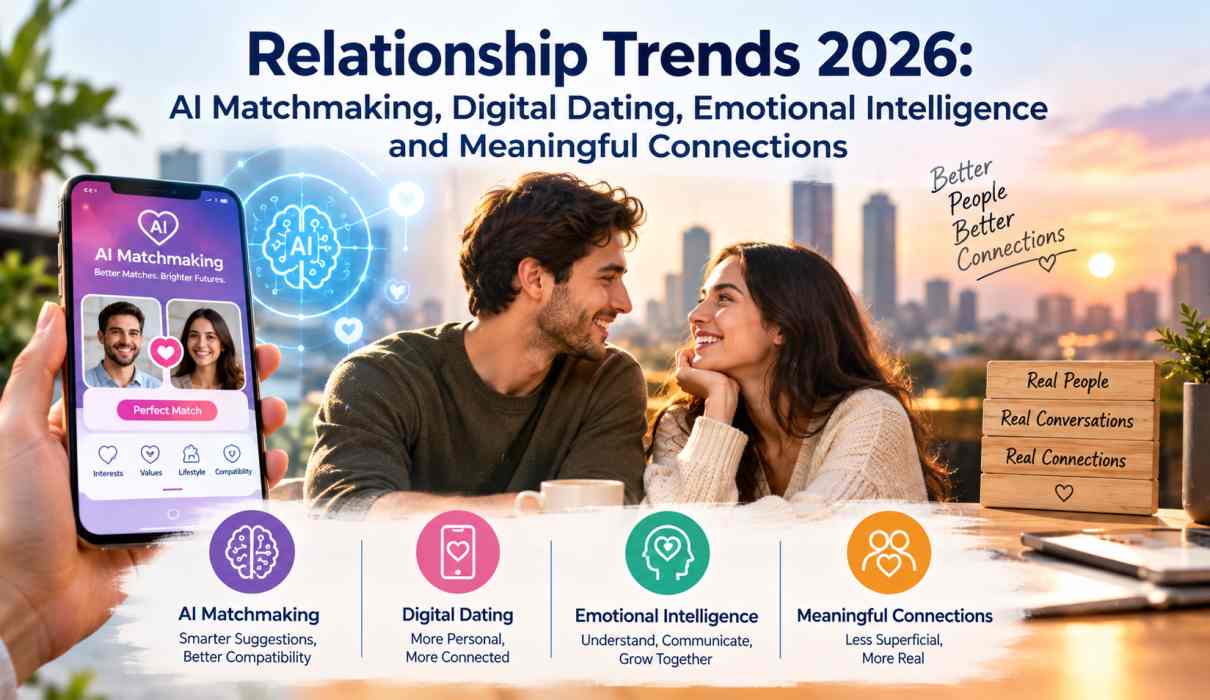 Relationship Trends 2026 AI Matchmaking, Digital Dating, Emotional Intelligence and Meaningful Connections