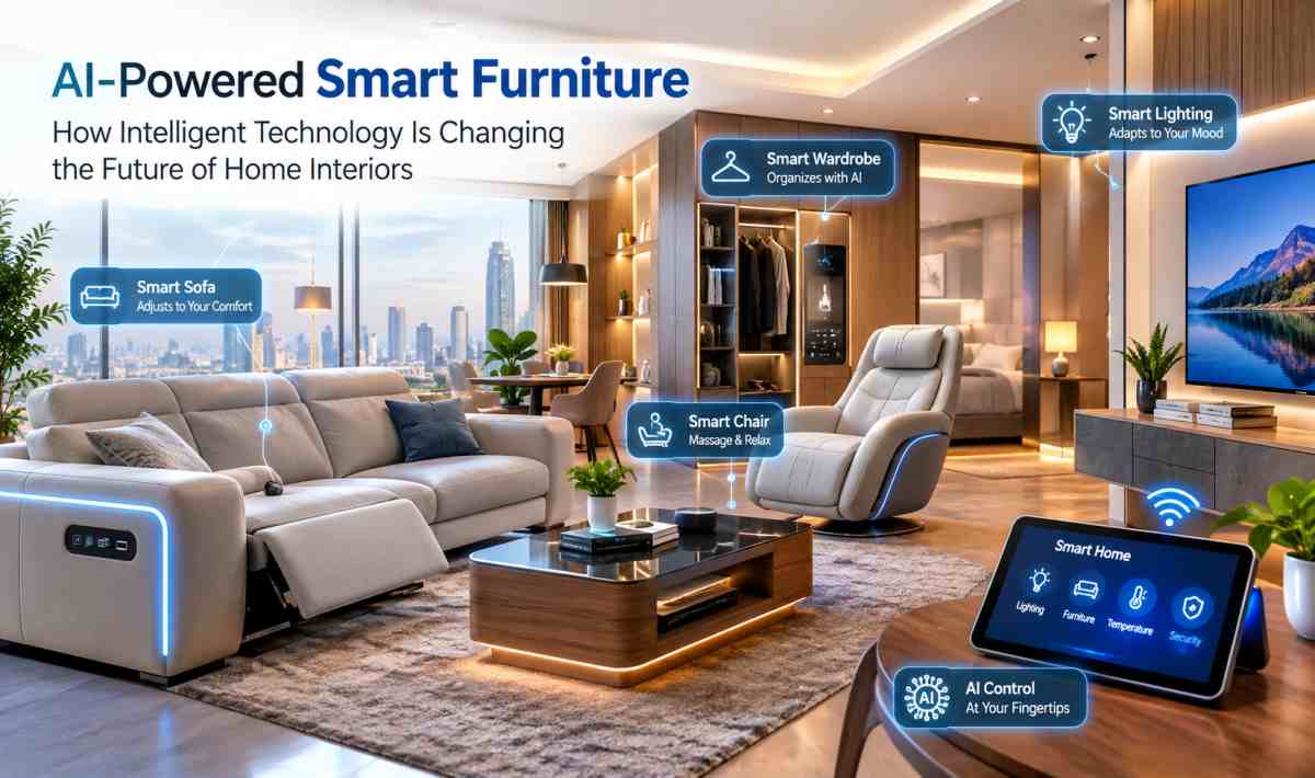 AI-Powered Smart Furniture: How Intelligent Technology Is Changing the Future of Home Interiors