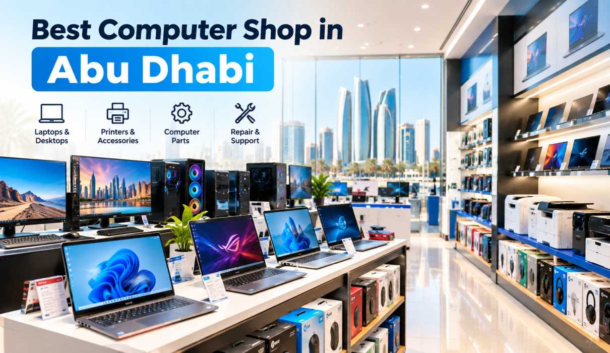 Abu Dhabi Computer Store Showcase