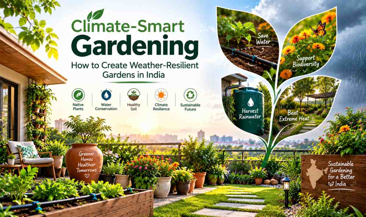 Climate-Smart Gardening: How to Create Weather-Resilient Gardens in India
