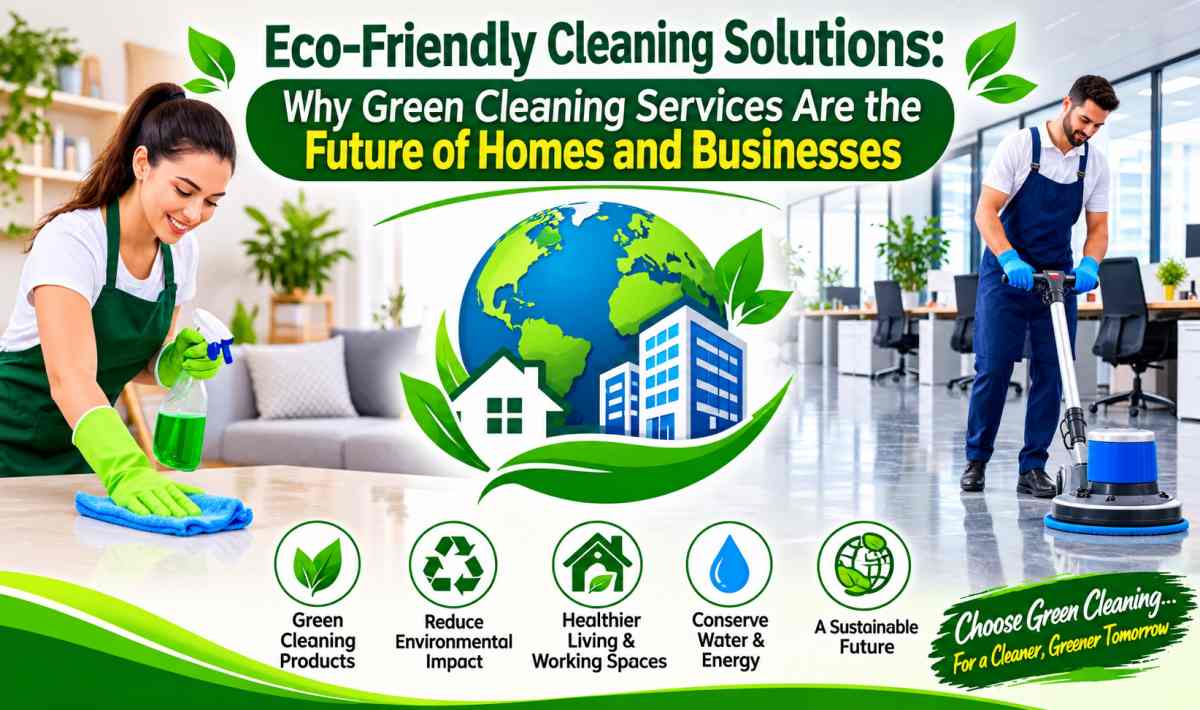 Eco-Friendly Cleaning Solutions: Why Green Cleaning Services Are the Future of Homes and Businesses