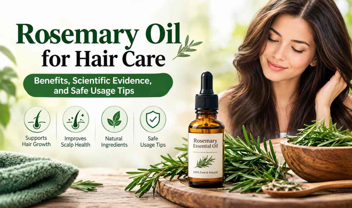 Rosemary Oil for Hair Care: Benefits, Scientific Evidence, and Safe Usage Tips