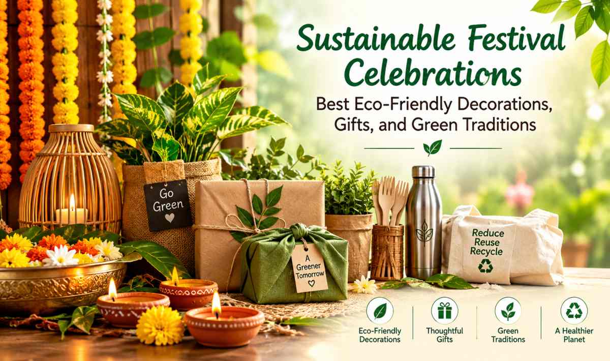 Sustainable Festival Celebrations: Best Eco-Friendly Decorations, Gifts, and Green Traditions
