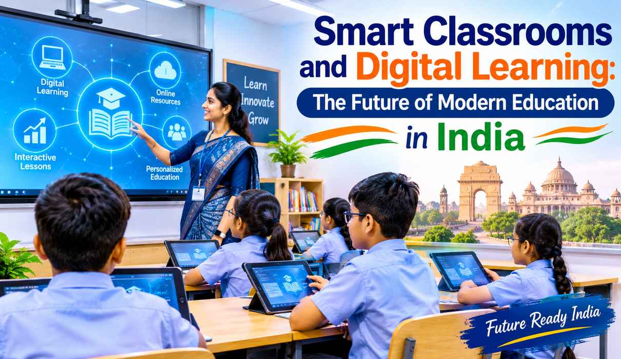 Smart Classrooms and Digital Learning: The Future of Modern Education in India